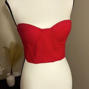 SHEIN structured corset top